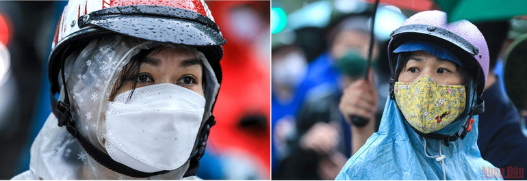 Phụ huynh đội mưa chờ đón sĩ tử “vượt vũ môn” trong ngày thi đầu tiên -0