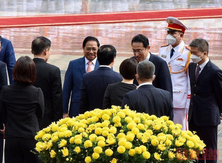 Lễ đón Thủ tướng Nhật Bản Kishida Fumio thăm chính thức Việt Nam -0