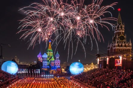 [Video] Lễ hội âm nhạc quân đội Nga tại Quảng trường Đỏ 