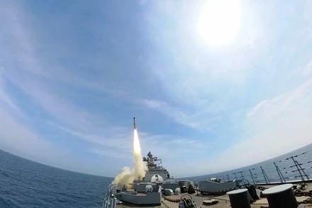 [Video] Nga phóng thử tên lửa trên Biển Nhật Bản