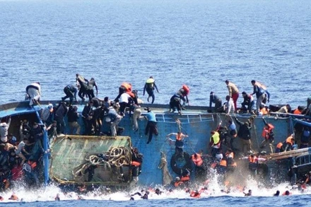 [Video] Gần 70 người chết và mất tích trong thảm kịch đắm tàu tại Libya 