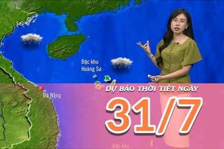 [Video] Dự báo thời tiết ngày 31/7/2025: Nắng nóng thu hẹp tại khu vực Bắc Bộ