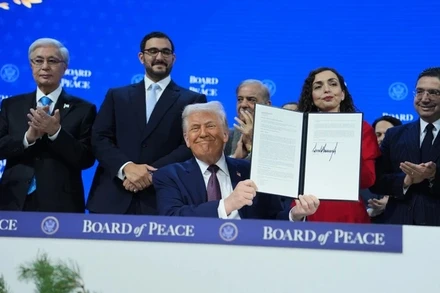 [Video] Tổng thống Mỹ D. Trump chủ trì lễ thành lập Hội đồng Hòa bình