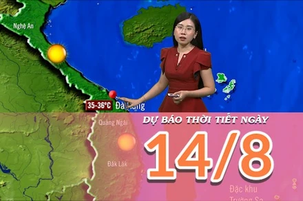 [Video] Dự báo thời tiết ngày 14/8/2025: Bắc Bộ giảm nhiệt