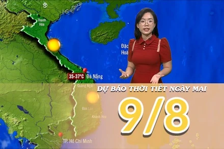 [Video] Dự báo thời tiết đêm nay và ngày mai 9/8/2025: Bắc Bộ tiếp tục có mưa về đêm