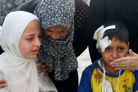 [Video] Ít nhất 9 trẻ em thiệt mạng do không kích của Israel tại Dải Gaza 