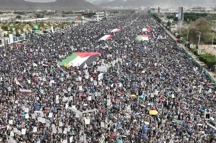 [Video] Biểu tình phản đối nạn đói ở Gaza lan rộng tại Yemen 