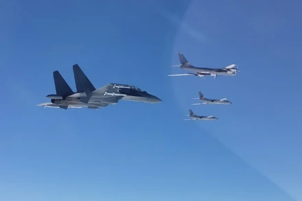 [Video] Không quân Nga và Trung Quốc tiến hành tuần tra chung tại khu vực châu Á – Thái Bình Dương