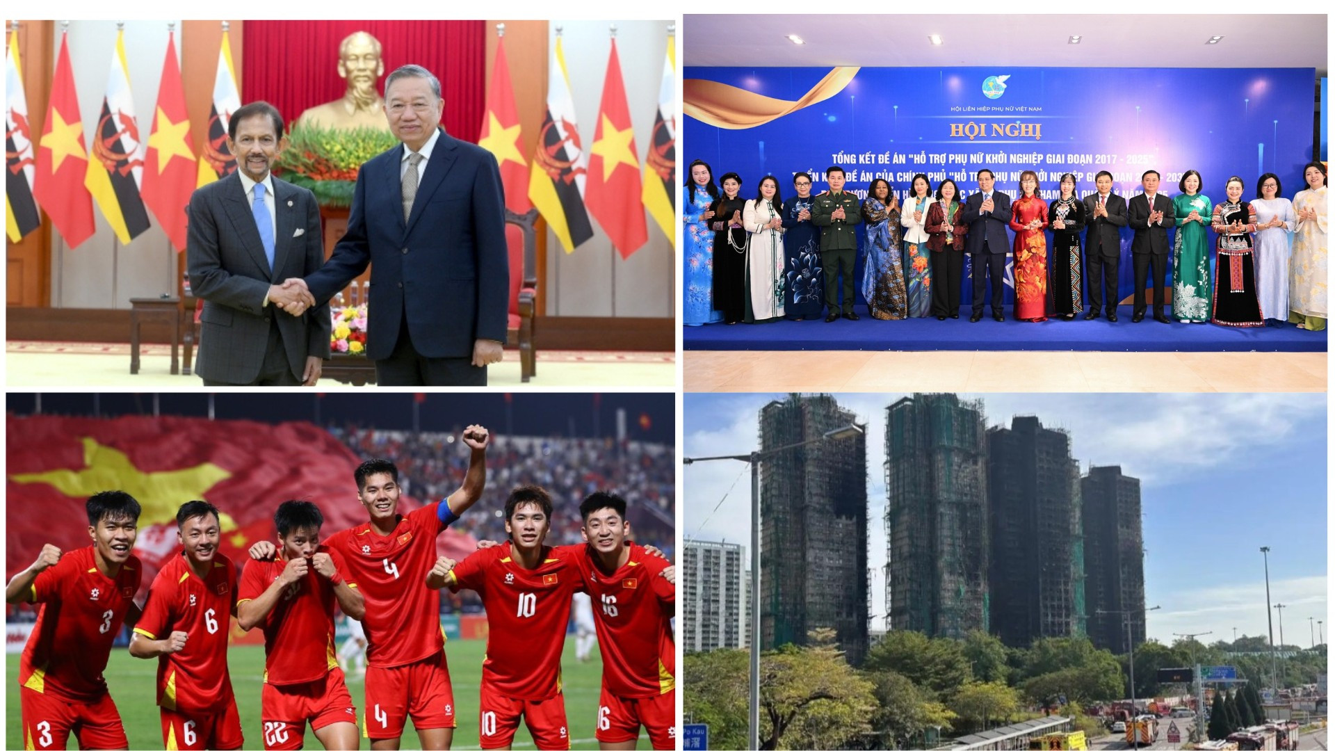 Tin tức nổi bật ngày 30/11: Tổng Bí thư Tô Lâm tiếp Quốc vương Brunei Darussalam Haji Hassanal Bolkiah; triển khai đồng bộ nhiều giải pháp hỗ trợ phụ nữ khởi nghiệp