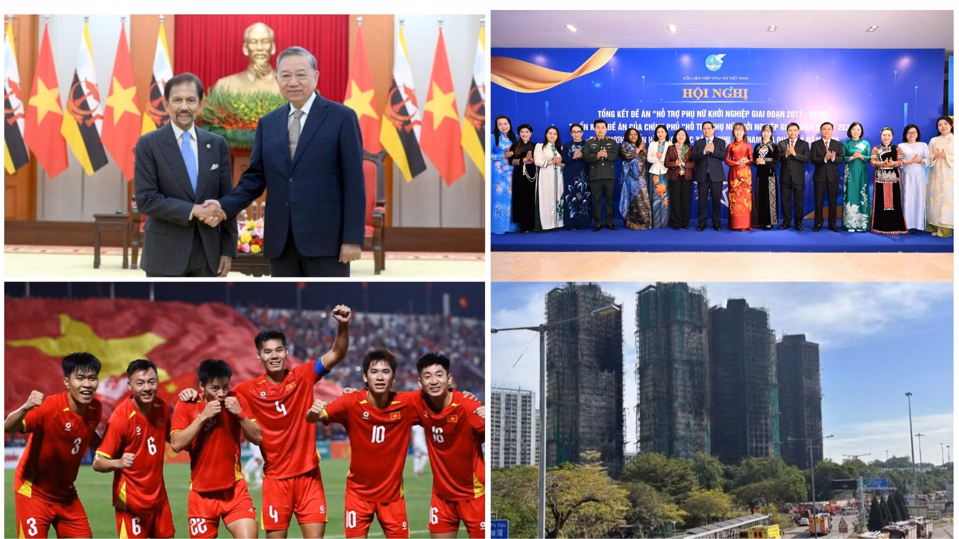 Tin tức nổi bật ngày 30/11: Tổng Bí thư Tô Lâm tiếp Quốc vương Brunei Darussalam Haji Hassanal Bolkiah; triển khai đồng bộ nhiều giải pháp hỗ trợ phụ nữ khởi nghiệp