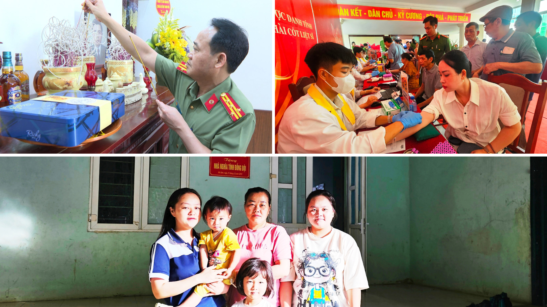 Qua hai đợt cao điểm, Công an Thanh Hóa thu nhận được 37.388 mẫu ADN của thân nhân liệt sĩ chưa xác định được danh tính. anh-ghep1-1675.png