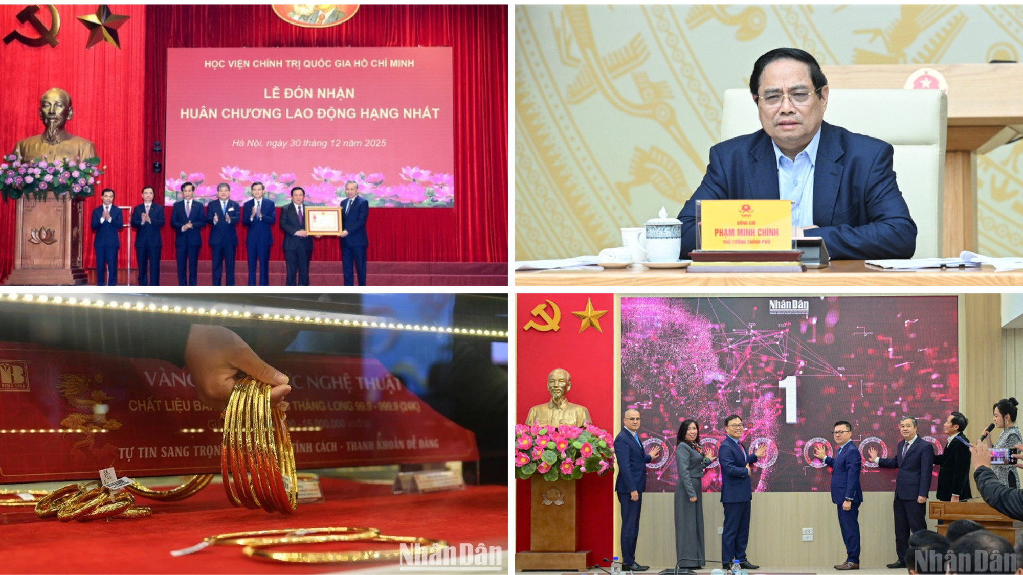 Tin nổi bật ngày 30/12: Gắn nghiên cứu lý luận, đào tạo cán bộ với thực tiễn; Hoàn thành “Chiến dịch Quang Trung” trước 15/1/2026; Khai trương Báo Nhân Dân điện tử tiếng Hàn Quốc