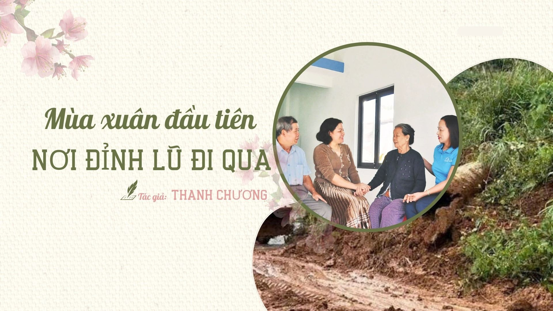 Mùa xuân đầu tiên nơi đỉnh lũ đi qua 