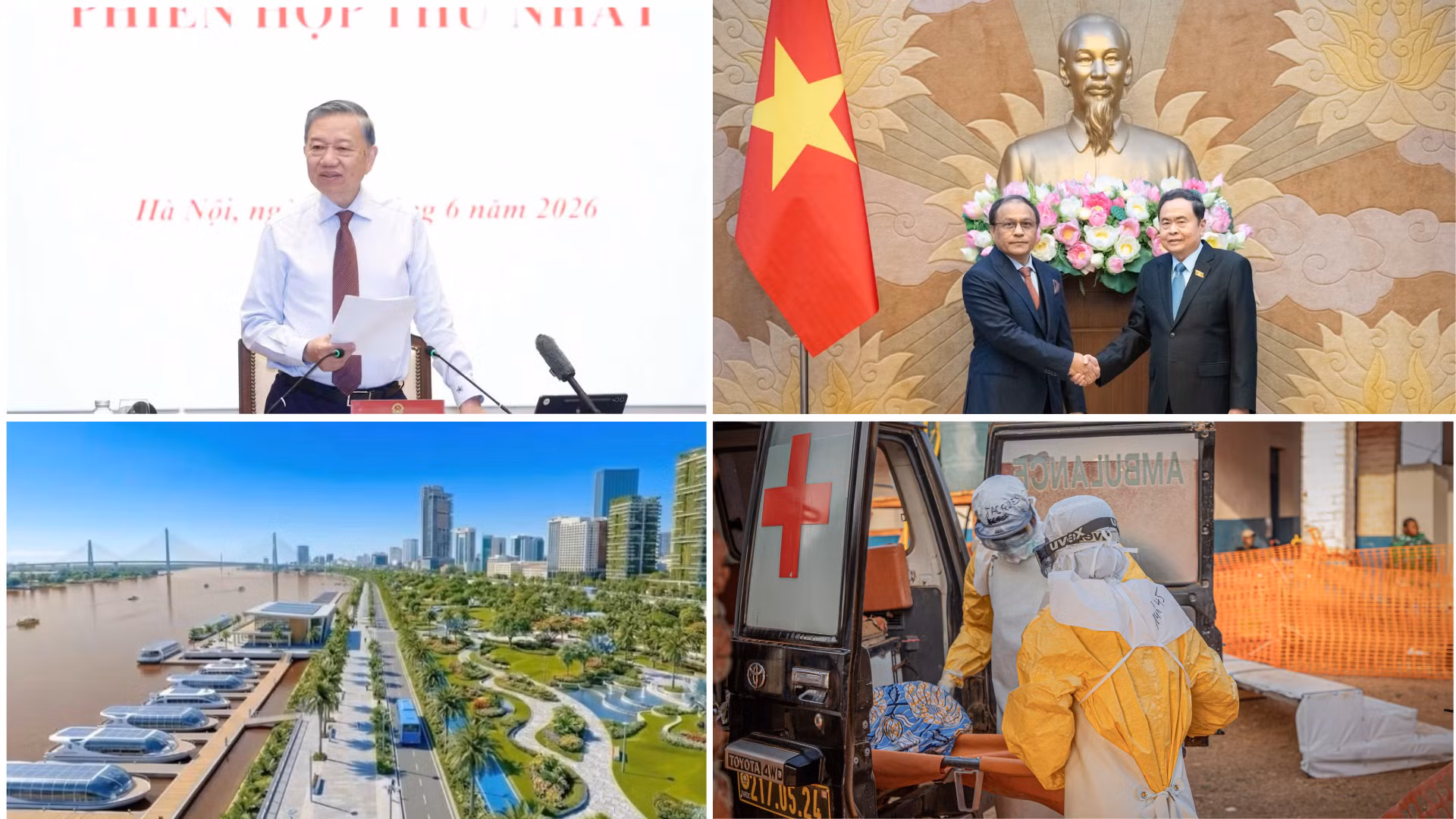 Tin tức nổi bật ngày 7/7: Kết luận của đồng chí Tổng Bí thư, Chủ tịch nước Tô Lâm về hoàn thiện thể chế và thực thi pháp luật; Hà Nội sẽ lấy ý kiến nhân dân về quy hoạch phân khu sông Hồng