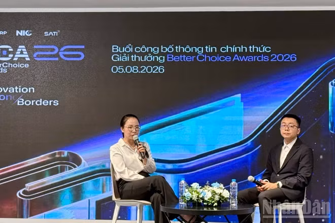 Ban Tổ chức công bố thông tin chính thức Giải thưởng Better Choice Awards 2026. (Ảnh: MINH HÀ)