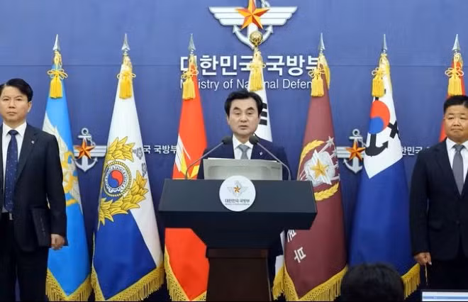 Bộ trưởng Quốc phòng Hàn Quốc Ahn Gyu Back. (Ảnh: Yonhap/TTXVN)