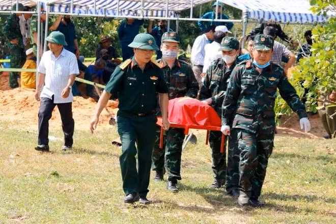Các hài cốt liệt sĩ được đưa về Nghĩa trang Liệt sĩ Bình Thuận (xã Hồng Sơn, tỉnh Lâm Đồng) để quản lý và tổ chức an táng theo quy định.