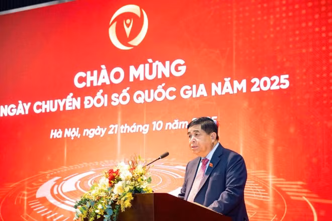 Phó Thủ tướng Chính phủ Nguyễn Chí Dũng phát biểu tại sự kiện. (Ảnh: BÍCH LIÊN)
