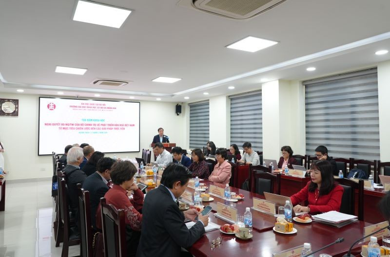 Toàn cảnh buổi tọa đàm.