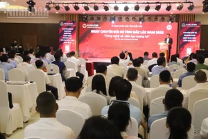 Quang cảnh Ngày Chuyển đổi số tỉnh Đắk Lắk năm 2025.