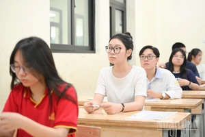 Thí sinh tại Kỳ thi tốt nghiệp THPT năm 2025. (Ảnh: THẾ ĐẠI)