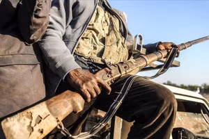 Ảnh minh họa về các tay súng tại Nigeria. (Nguồn: RT)