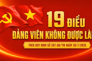 [Interactive] 19 điều đảng viên không được làm