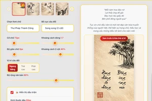 Hướng dẫn "xin chữ online" trên ứng dụng Ông Đồ Nhân Dân