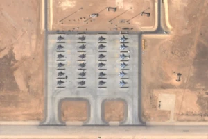 Hình ảnh vệ tinh chụp căn cứ Muwaffaq Salti. Nguồn: @planet