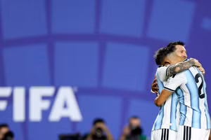 Lionel Messi đang có một kỳ World Cup bùng cháy (Ảnh: THX/TTXVN)