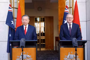 Báo chí Australia đưa tin đậm nét về chuyến thăm của Tổng Bí thư, Chủ tịch nước Tô Lâm