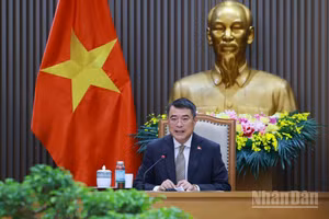 Thủ tướng Chính phủ Lê Minh Hưng điện đàm với Thủ tướng Canada Mark Carney. (Ảnh: Dương Giang)