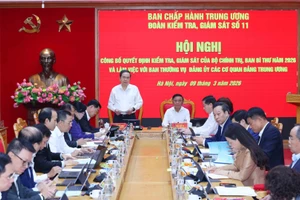 Chủ tịch Quốc hội Trần Thanh Mẫn làm Trưởng đoàn Kiểm tra, giám sát năm 2026 quán triệt nội dung làm việc tại Ban Thường vụ Đảng ủy các cơ quan Đảng Trung ương.