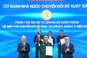 Lễ trao giải thưởng Chuyển đổi số Việt Nam 2025.
