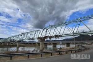 Khi “biển nước” nhấn chìm nhà, xóa dấu trường học và nuốt cả cây cầu già