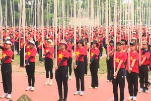 1.200 sinh viên chính thức và 100 dự bị của Đại học Thể dục thể thao Bắc Ninh hăng say tập luyện, sẵn sàng cho sự kiện trọng đại của đất nước.