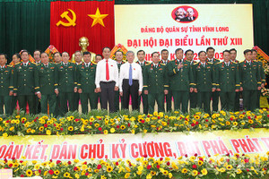 Bế mạc Đại hội Đảng bộ Quân sự tỉnh Vĩnh Long lần thứ 13, nhiệm kỳ 2025-2030