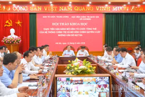 Quang cảnh hội thảo. (Ảnh: HẢI ĐĂNG)