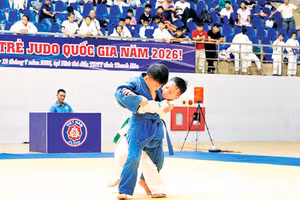 Thanh Hóa xếp thứ 1 toàn đoàn tại Giải vô địch judo trẻ năm 2026.