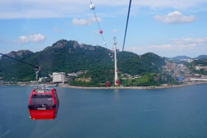 Vẻ đẹp ngoạn mục nhìn từ cáp treo Mokpo.