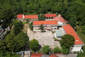 Một trường học ở vùng biên giới tỉnh Cao Bằng.
