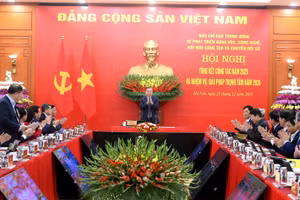 Ban Chỉ đạo Trung ương về phát triển khoa học, công nghệ, đổi mới sáng tạo và chuyển đổi số tổ chức Hội nghị tổng kết công tác năm 2025 và nhiệm vụ, giải pháp trọng tâm năm 2026. (Ảnh ĐĂNG KHOA)