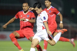 Đội tuyển Việt Nam gặp bế tắc trong khâu dứt điểm trước đối thủ Nepal. 