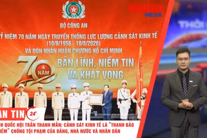 Thời sự 24h ngày 8/8: Chủ tịch Quốc hội Trần Thanh Mẫn: Cảnh sát kinh tế là “thanh bảo kiếm” chống tội phạm của Đảng, Nhà nước và Nhân dân