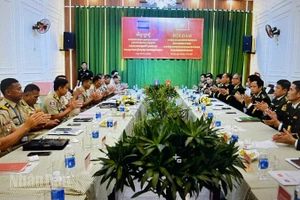 Quang cảnh buổi hội đàm.