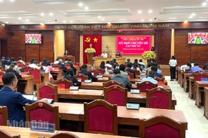 Quang cảnh kỳ họp.