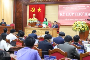 Các đại biểu thảo luận tại kỳ họp.