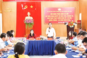 Ủy ban MTTQ Việt Nam phường Bảo Vinh tổ chức Hội nghị phản biện xã hội đối với Dự thảo Nghị quyết về mục tiêu, nhiệm vụ, giải pháp phát triển kinh tế-xã hội, quốc phòng-an ninh năm 2026. 