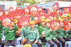 Chương trình Xây Tết 2026 do Báo Nhân Dân cùng Công ty CP Xây dựng Coteccons tổ chức. Ảnh: Bảo Long