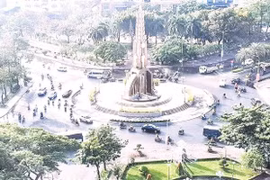 Một góc Bạc Liêu (Cà Mau) nhìn từ trên cao. Ảnh: Nhật Hồ